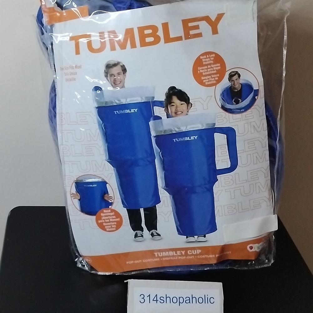 Childrens / Adults "Tumbley Cup" Pop-Out Costume